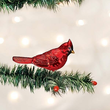 Northern Cardinal Old World Christmas Ornament