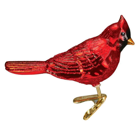 Northern Cardinal Old World Christmas Ornament