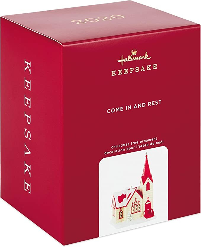 Come in and Rest Church Hallmark Christmas Ornament