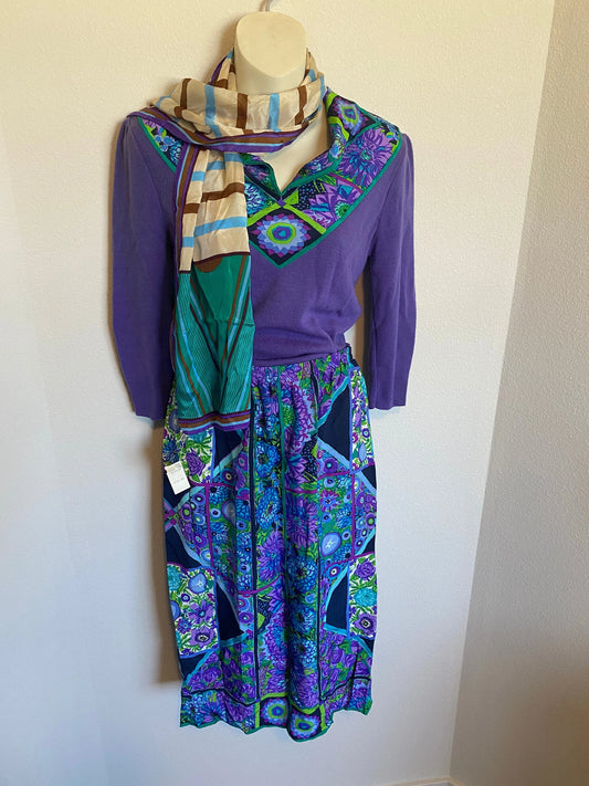 Vintage Women's Clothing Sweater & Skirt