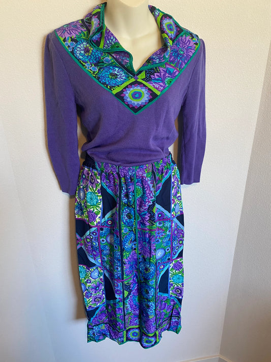 Vintage Women's Clothing Sweater & Skirt