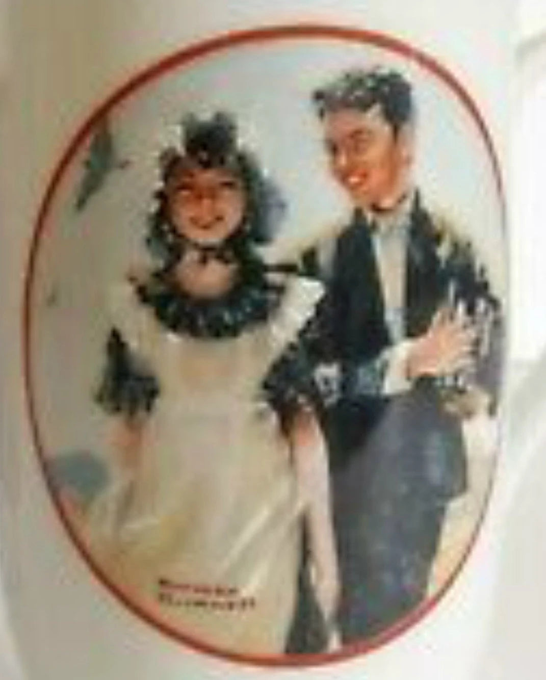 Vintage Norman Rockwell Cup "Young Love"