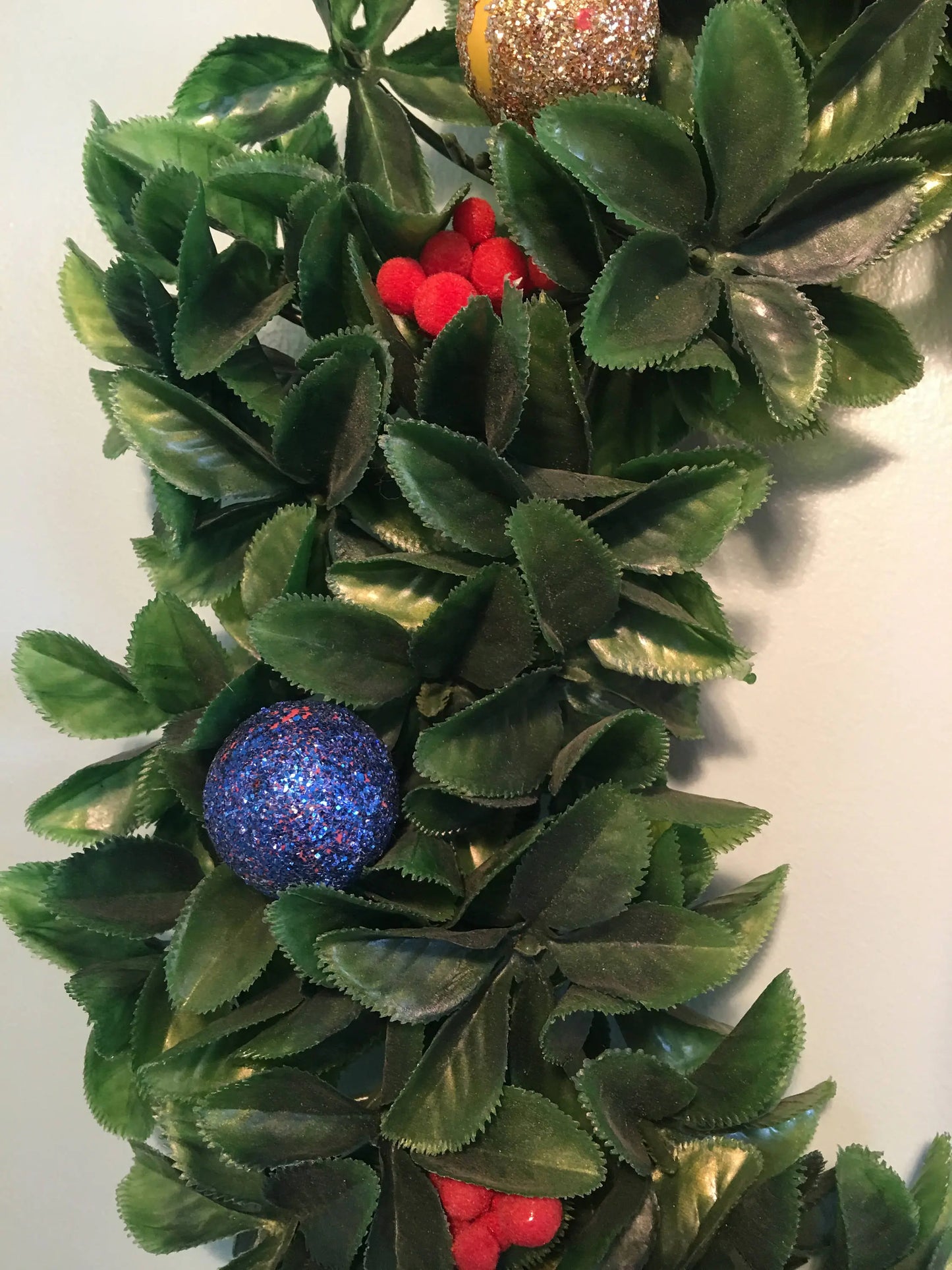 Vintage Large Plastic Christmas Wreath