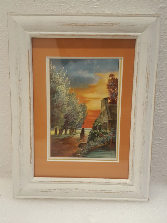 1930's Vintage Framed Homestead Postcard