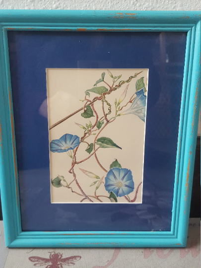 1920's Vintage Framed Easter Postcard