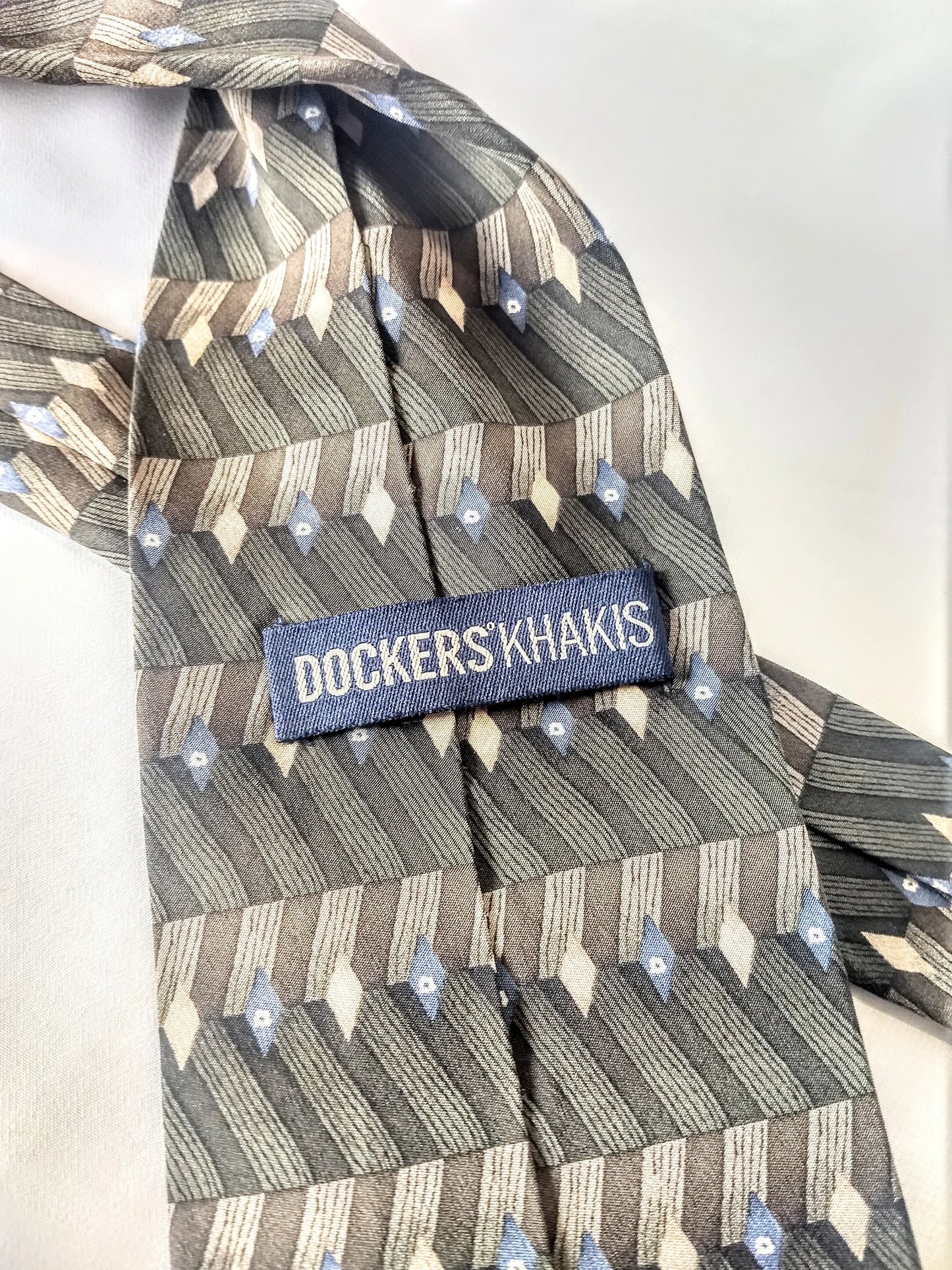 Vintage Men's Dockers Khakis Silk Tie