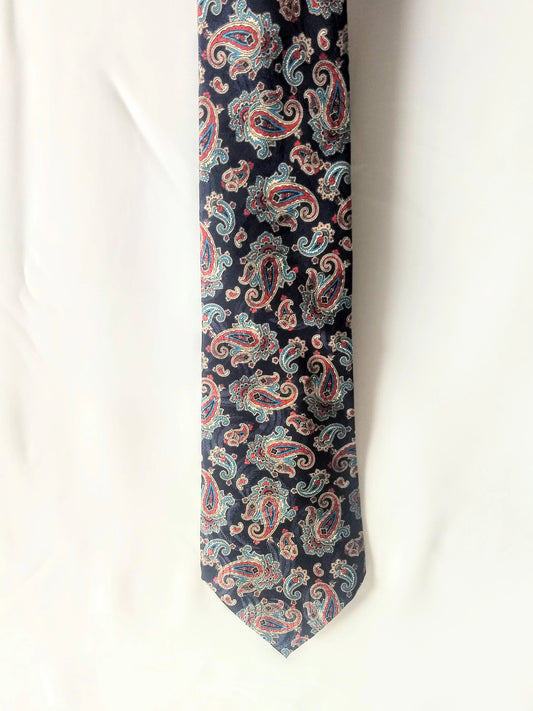 Men's Vintage Necktie with Paisley Pattern
