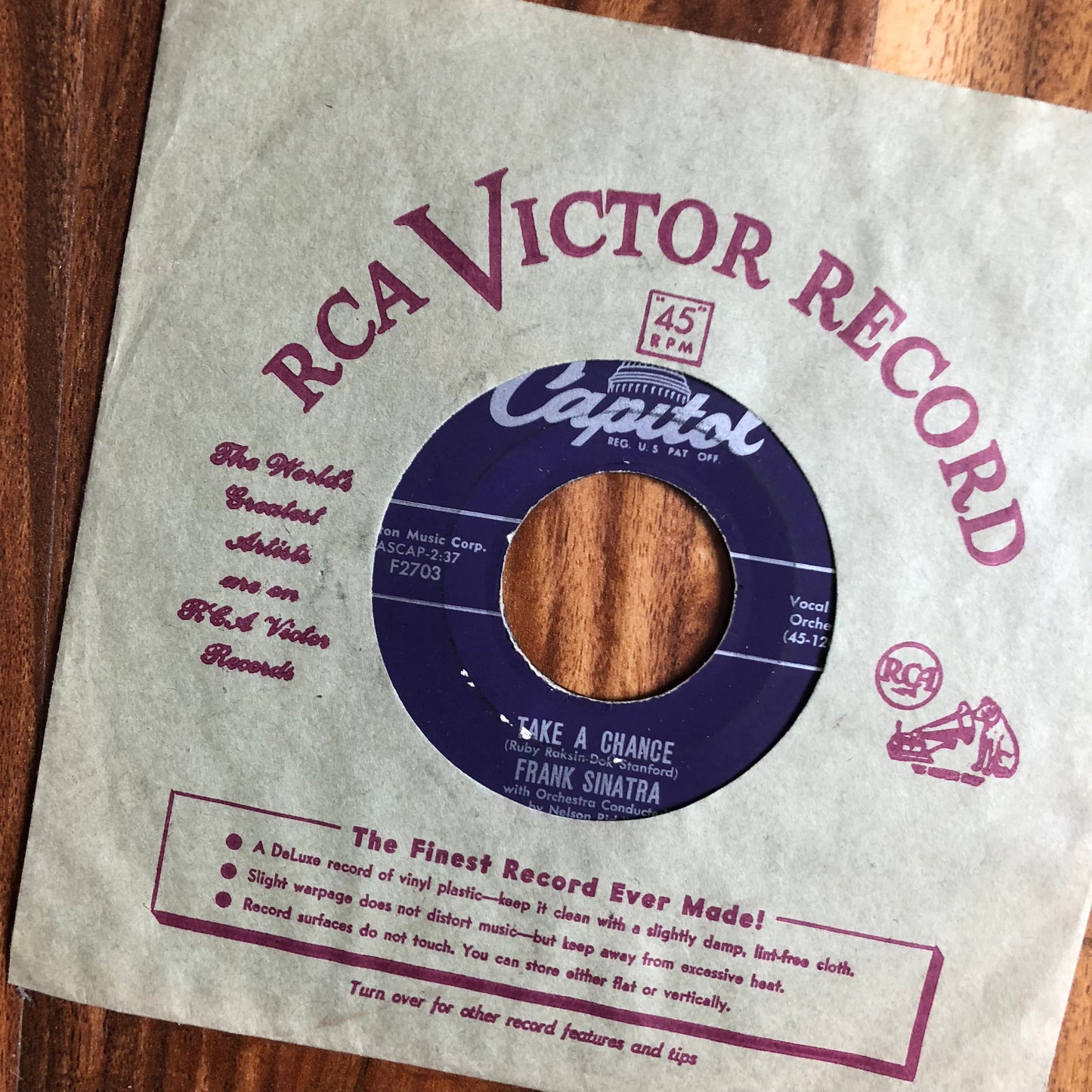 Lot of 4 Vintage Records RCA Capital DECCA Columbia Records