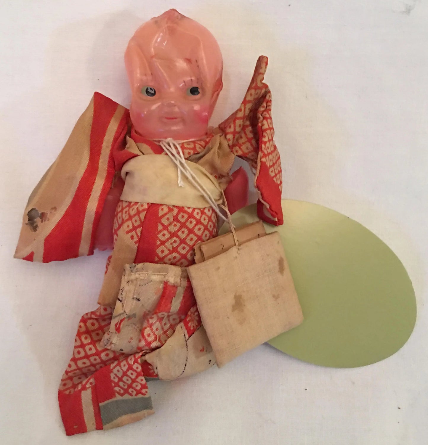 Japanese Kewpie Doll Hand Stitched Kimono