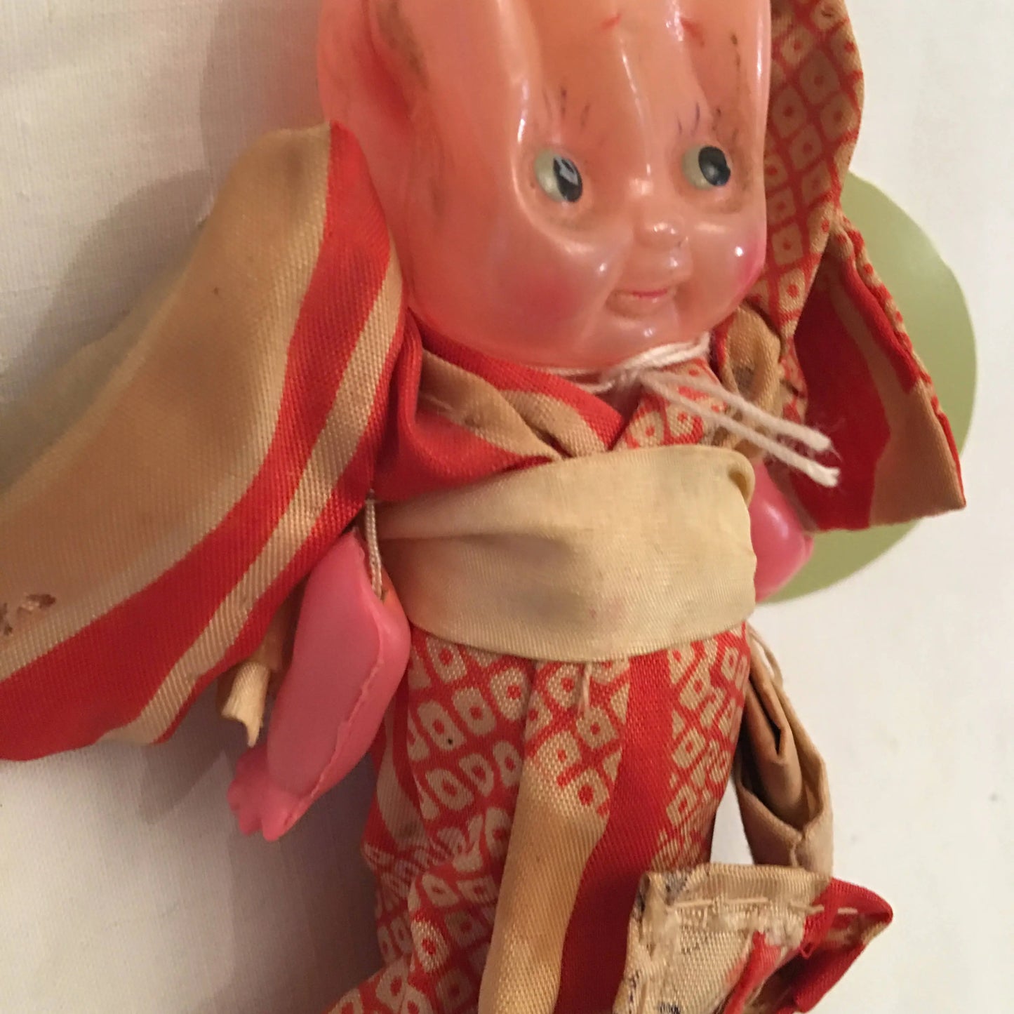 Japanese Kewpie Doll Hand Stitched Kimono