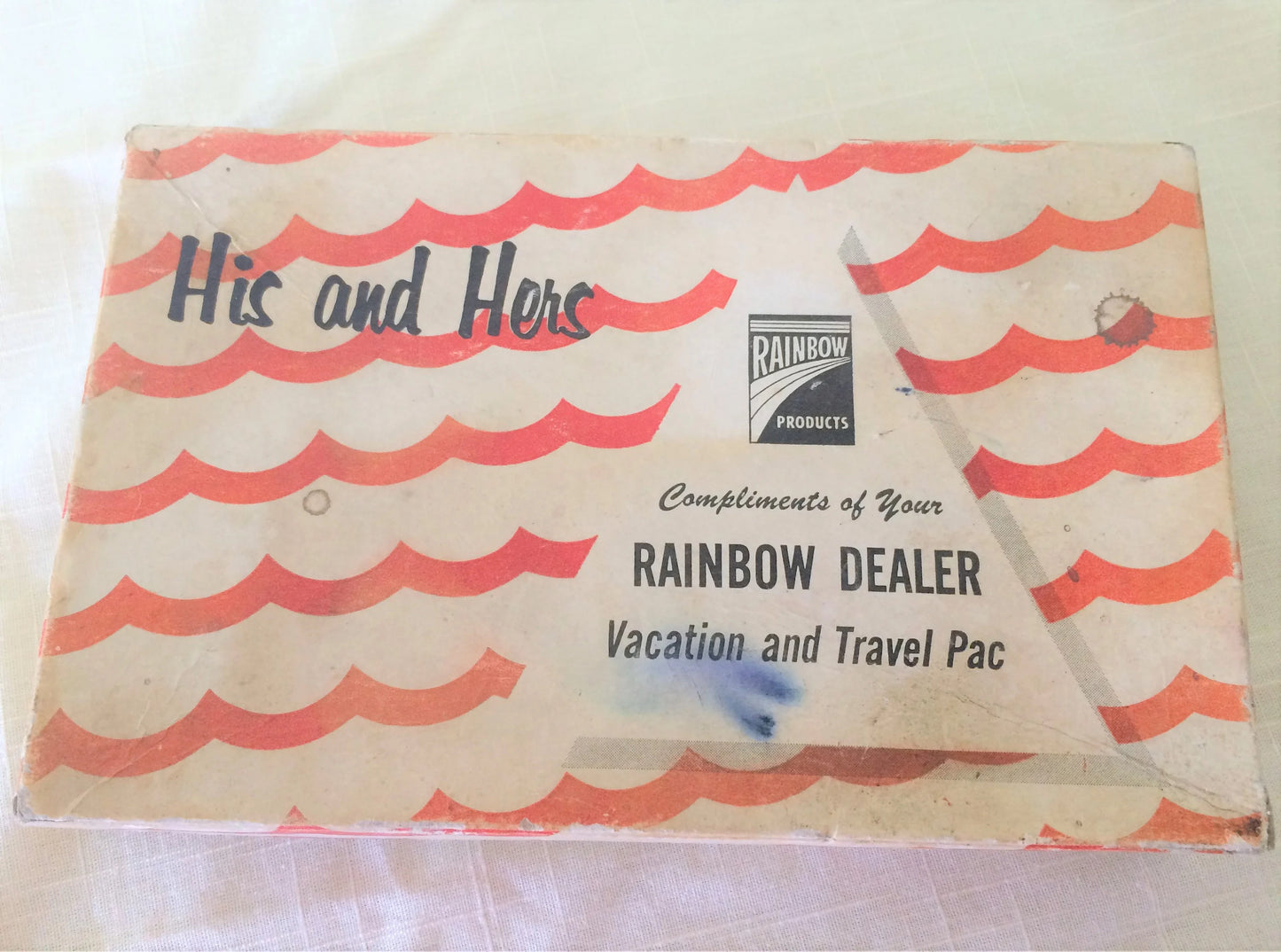 Vintage Rainbow His & Hers Travel Kit