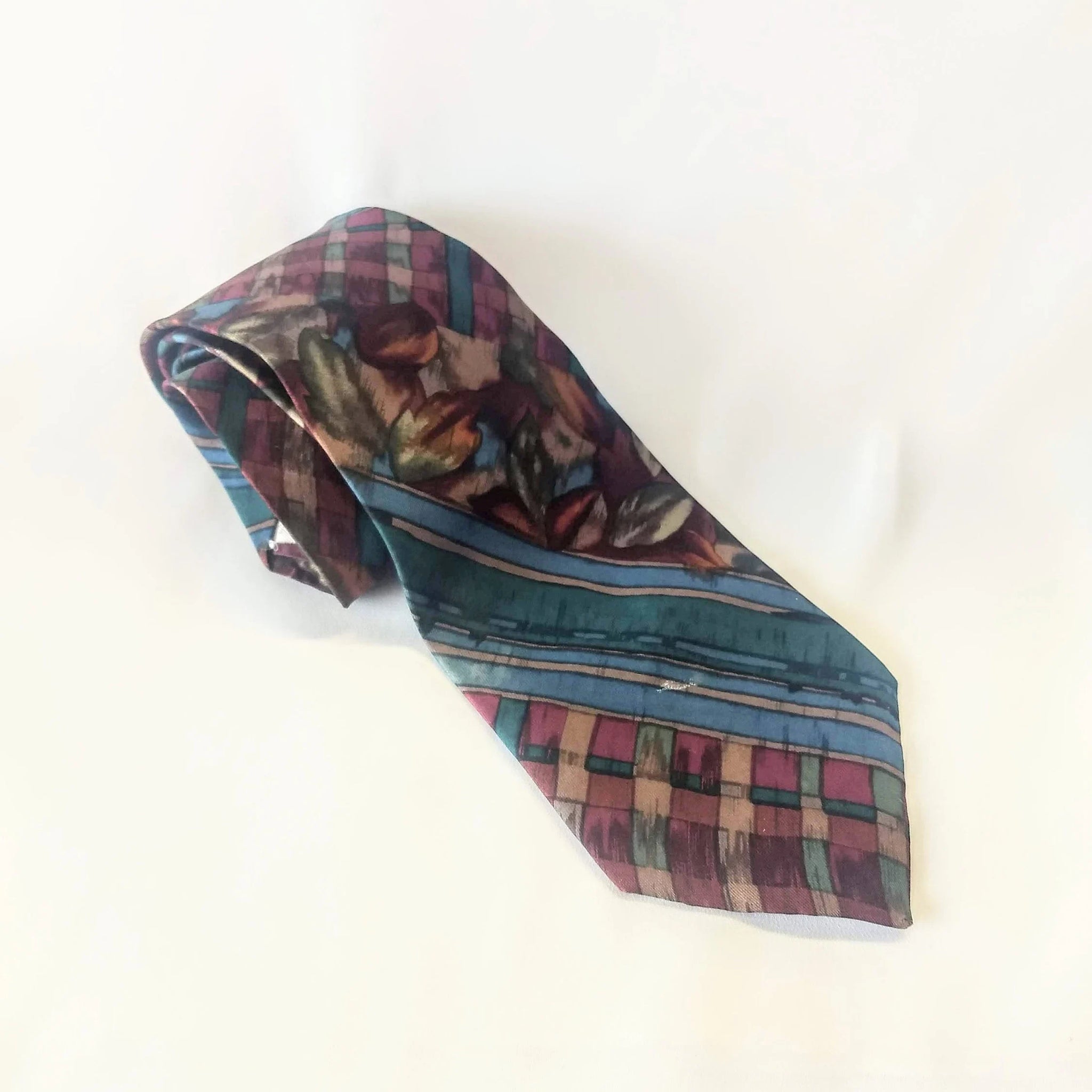 Vintage Men's Viaggio Silk Tie
