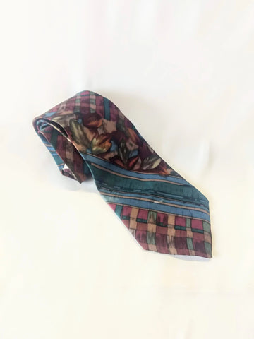 Vintage Men's Viaggio Silk Tie