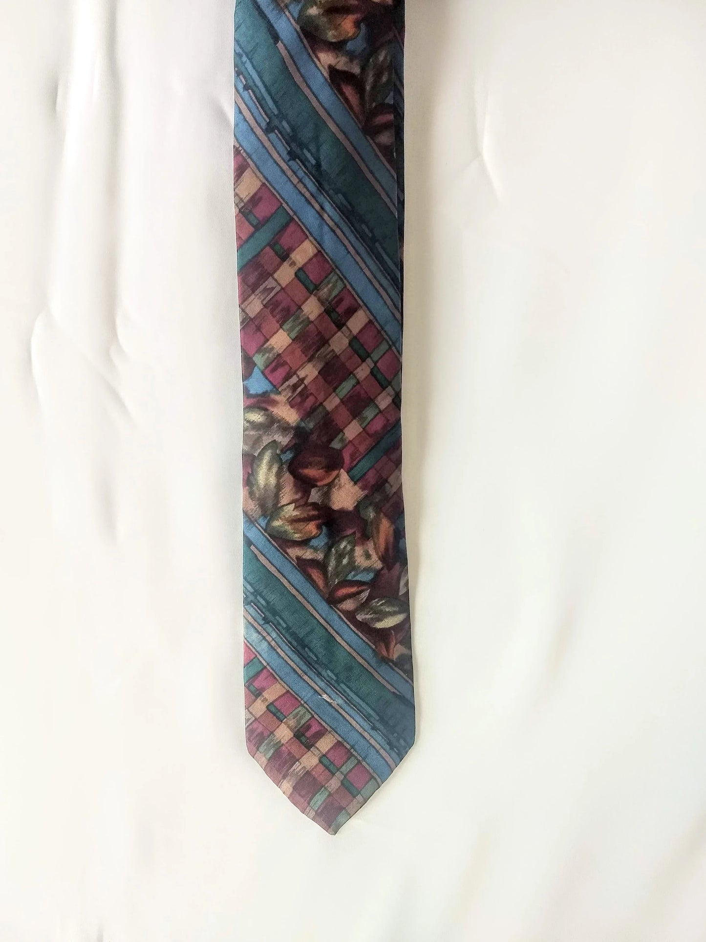 Vintage Men's Viaggio Silk Tie