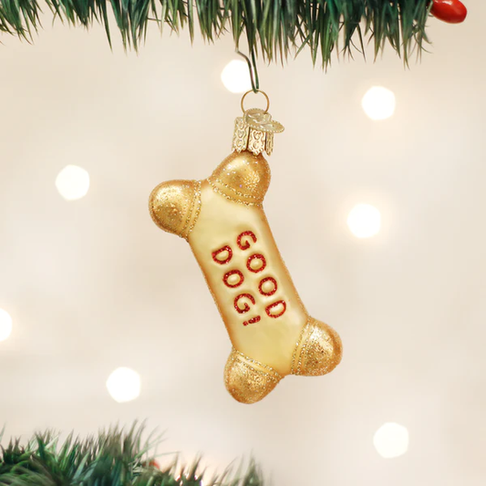 Dog Biscuit Old World Christmas Ornament