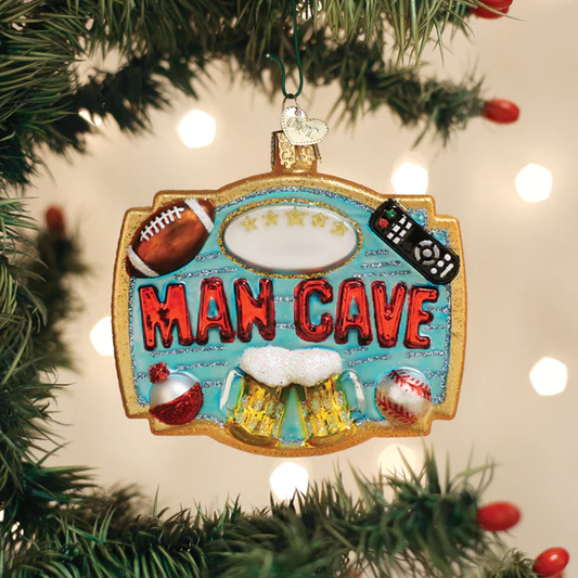 Man Cave Old World Christmas Ornament