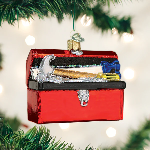 Tool box Old World Christmas Ornament Toolbox