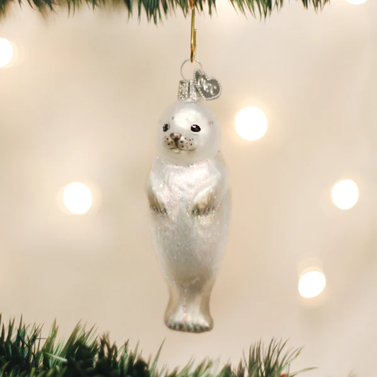 Seal Pup Old World Christmas Ornament