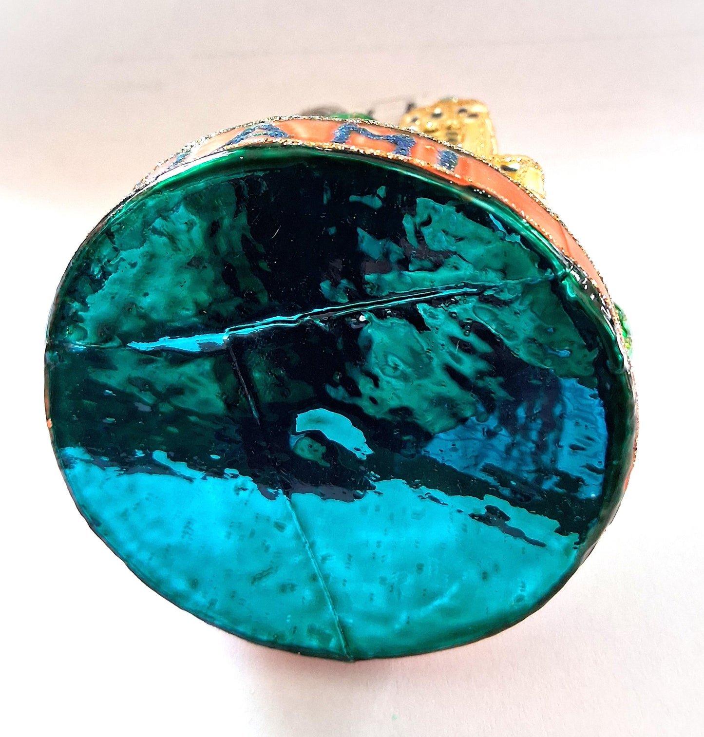 Miami Beach Florida - Blown Glass Tree Ornament by Old World Christmas Beach Collection