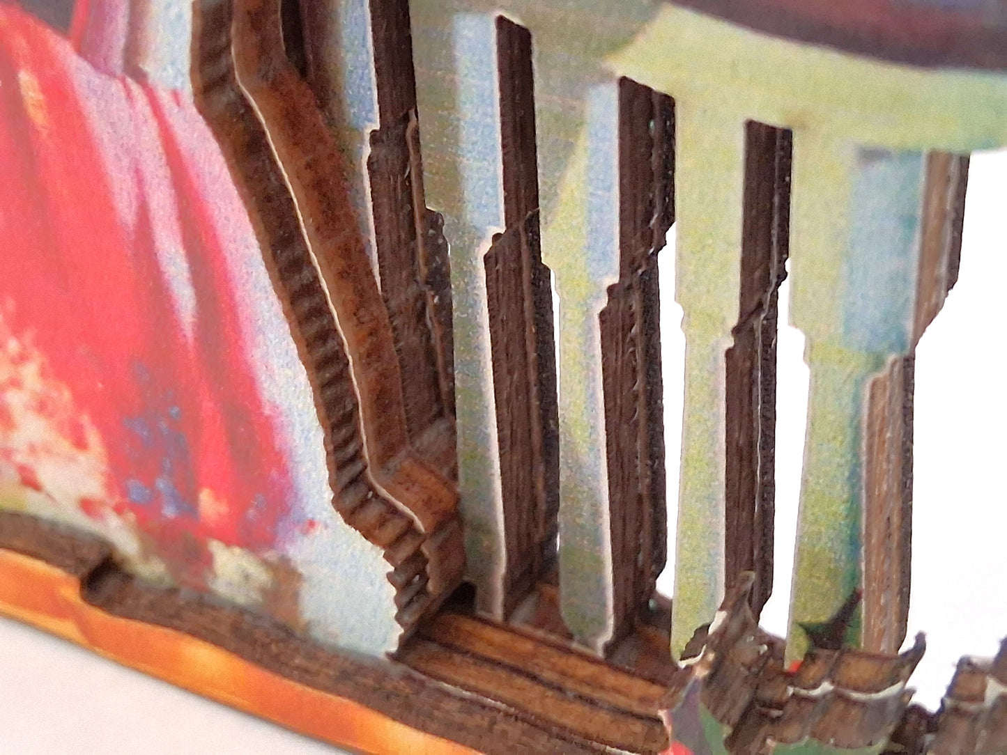 Coca Cola Staircase Santa Christmas Tree Ornament by Ginger Cottages