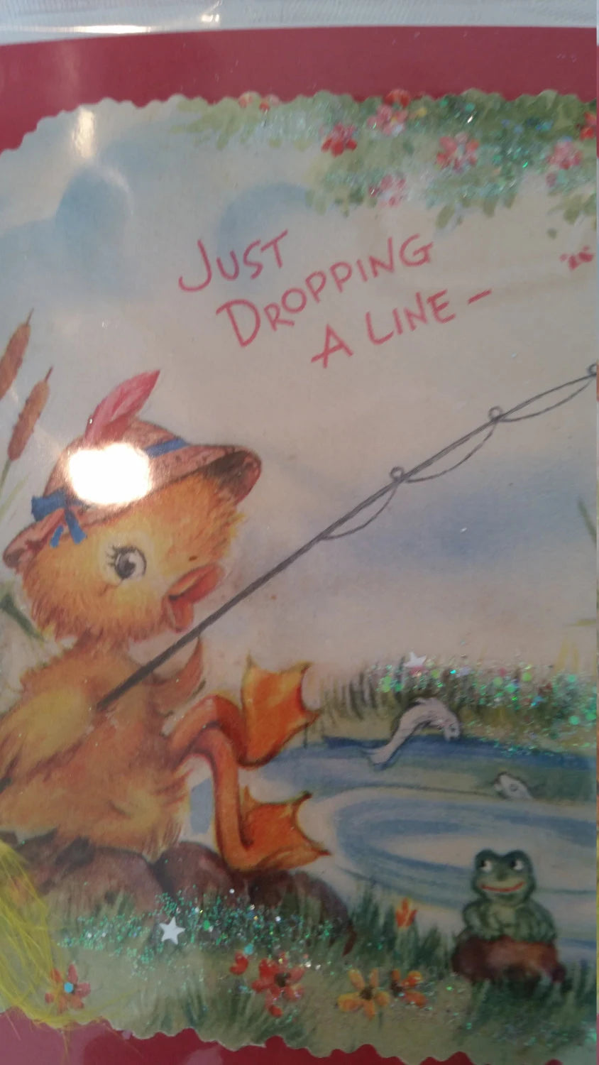 Set of 4 Handmade Vintage Greeting Cards