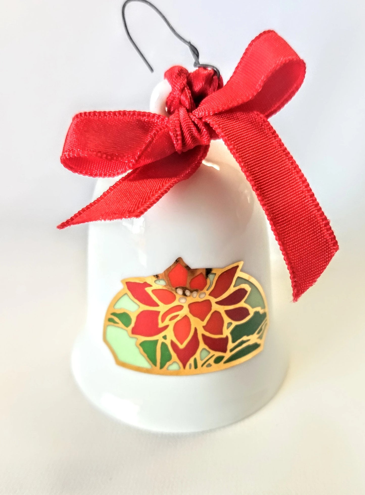 Vintage Mom and Dad Christmas Bell Ornament