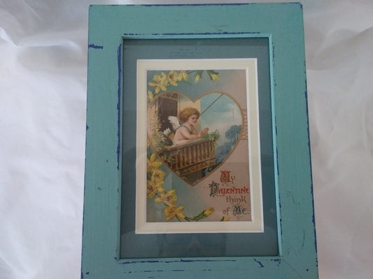 Vintage Valentine's Day Framed Card