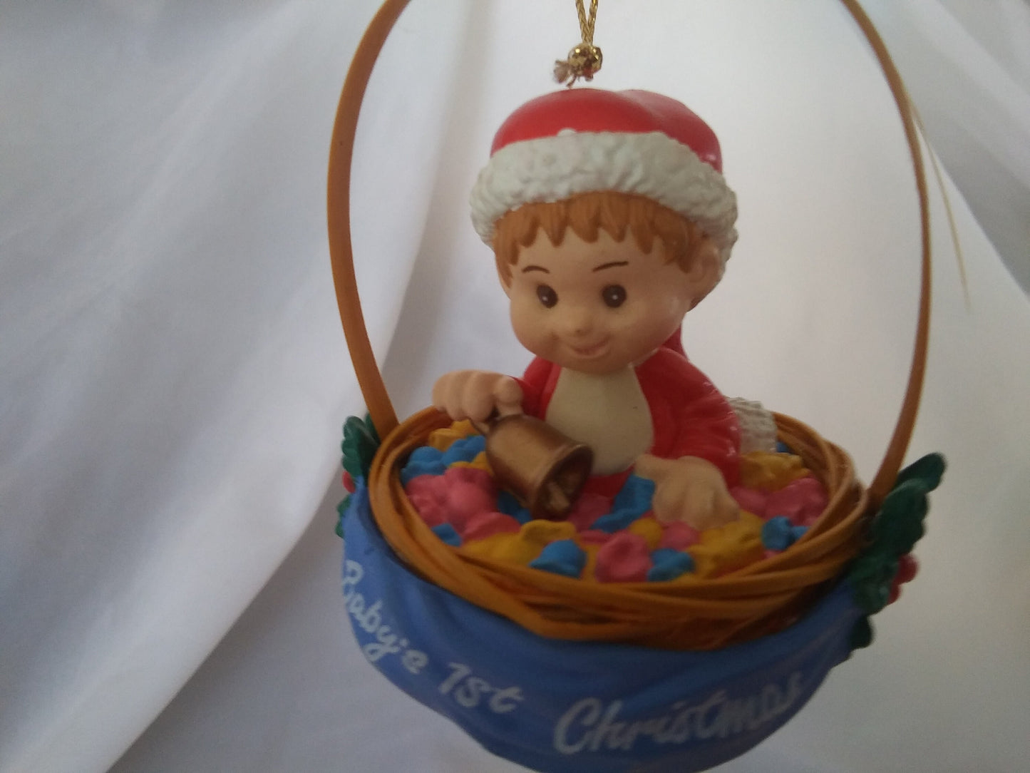 Vintage Christmas Traditions Baby's First Christmas Ornament