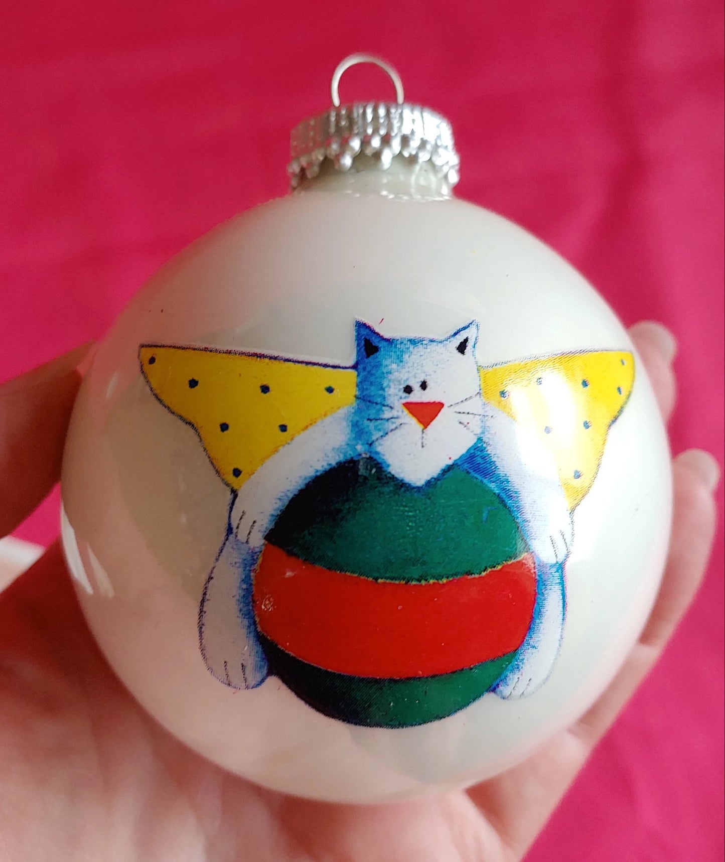 Krebs Cat Angel Christmas Ornaments