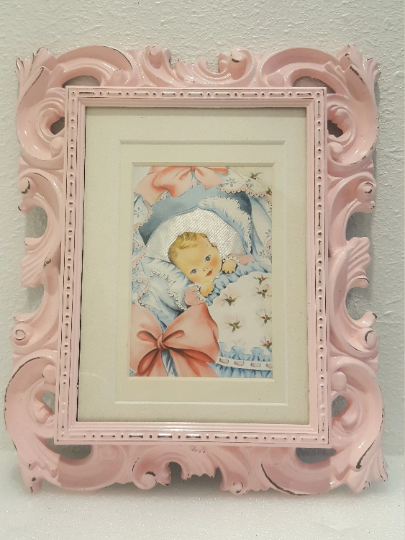 Vintage Baby Picture Nursery Decor