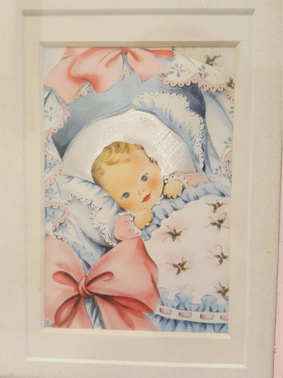 Vintage Baby Picture Nursery Decor