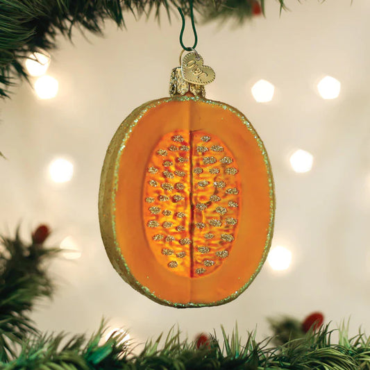 Cantaloupe Old World Christmas Glass Ornament