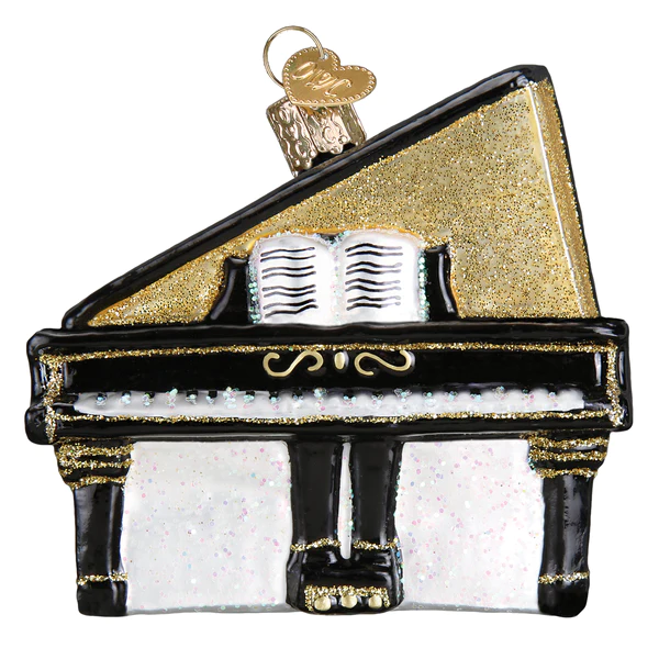 Baby Grand Piano Old World Christmas Ornament