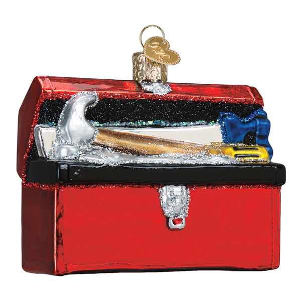 Tool box Old World Christmas Ornament Toolbox
