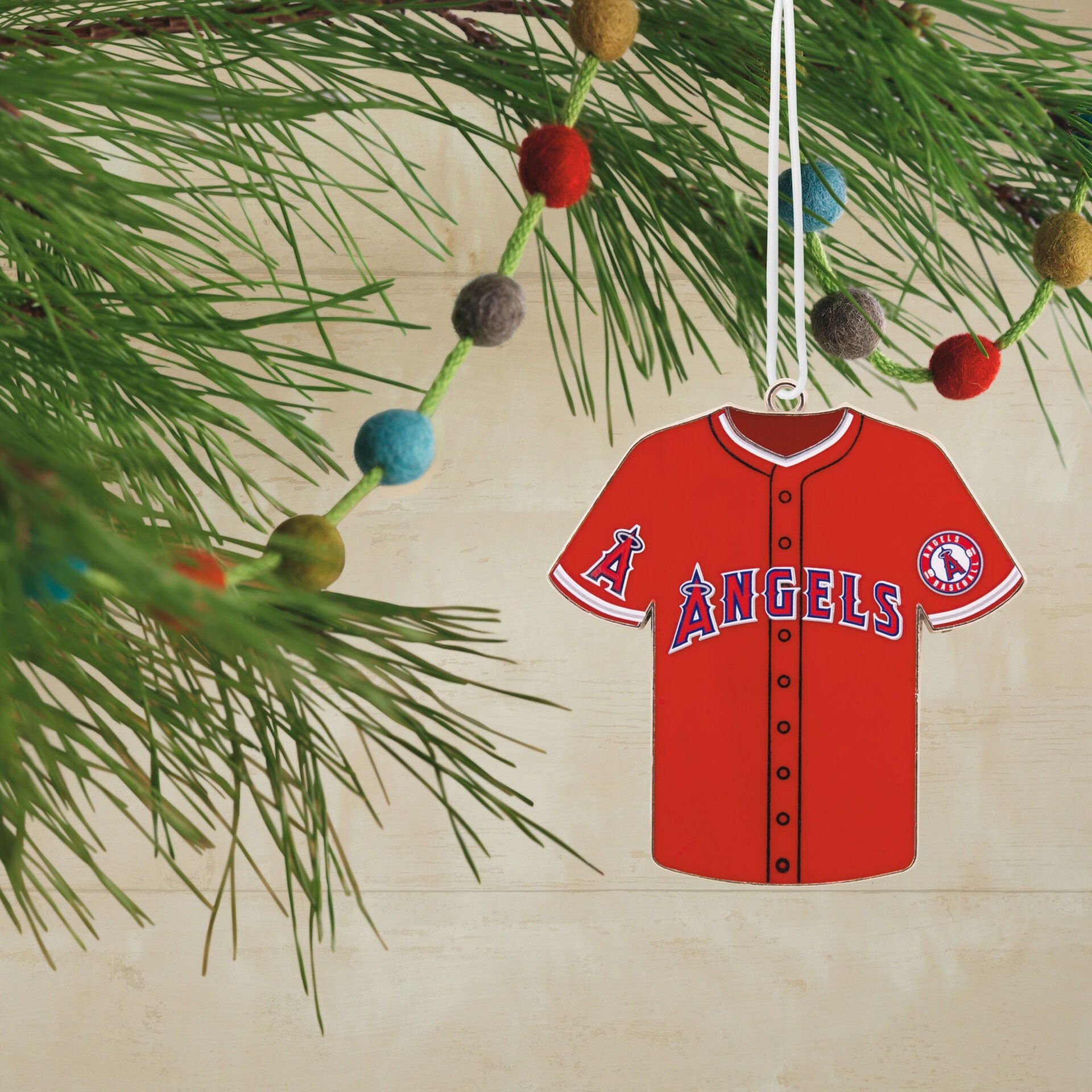 Metal Los Angeles Angels of Anaheim Jersey - Hallmark Ornament