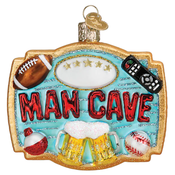 Man Cave Old World Christmas Ornament