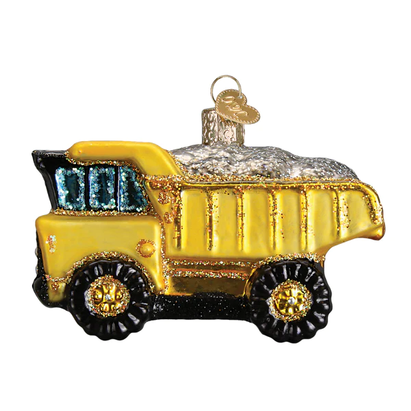 Toy Dump Truck Old World Christmas Ornament