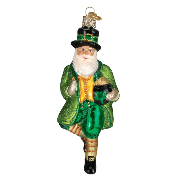 Irish Santa Old World Christmas Ornament