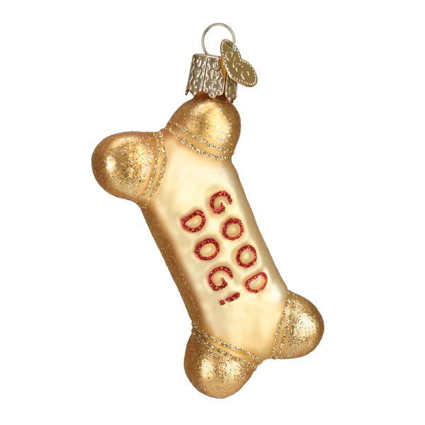 Dog Biscuit Old World Christmas Ornament