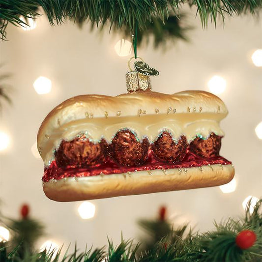 Meatball Sub Old World Christmas Ornament