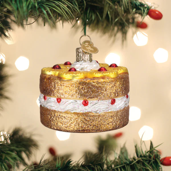 Pineapple Upside Down Cake Old World Christmas Ornament