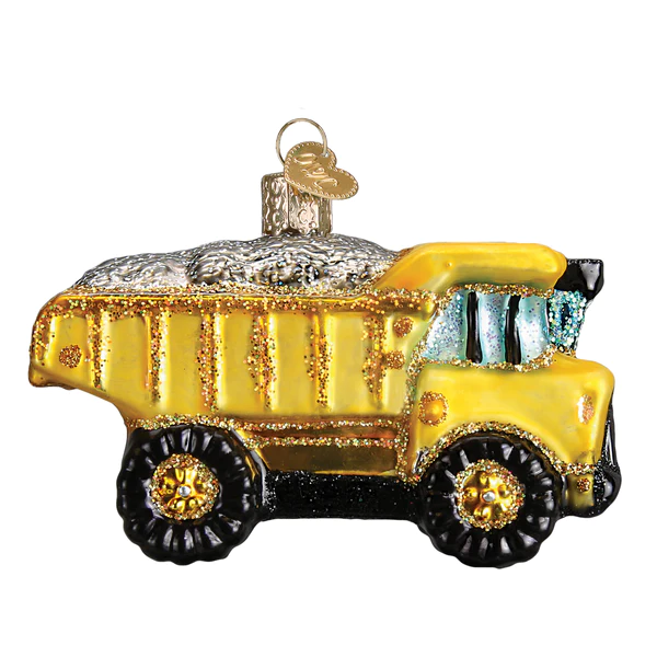 Toy Dump Truck Old World Christmas Ornament