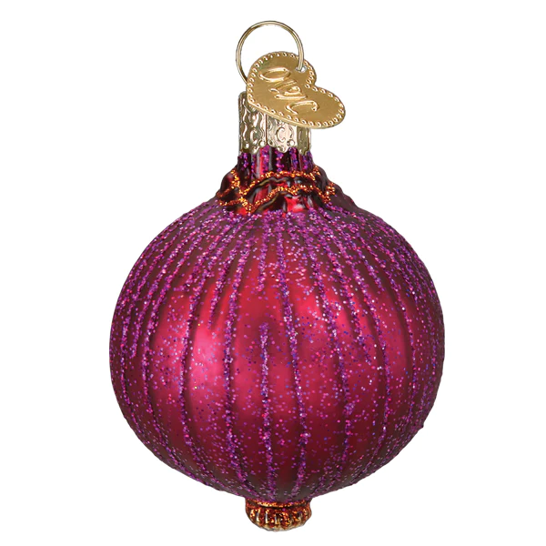 Red Onion Blown Glass Tree Ornament by Old World Christmas™