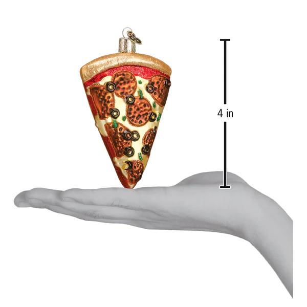 Pizza Slice Old World Christmas Ornament