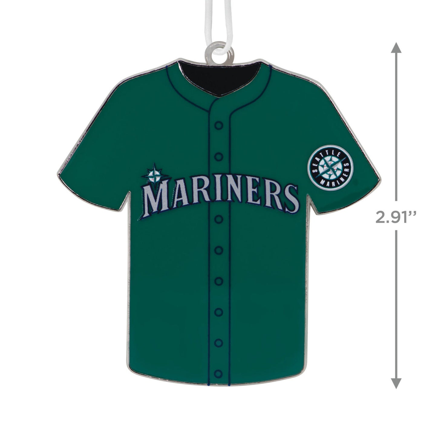 Metal Seattle Mariners Jersey - Hallmark Ornament