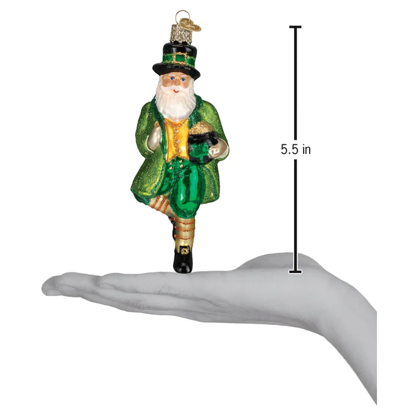 Irish Santa Old World Christmas Ornament