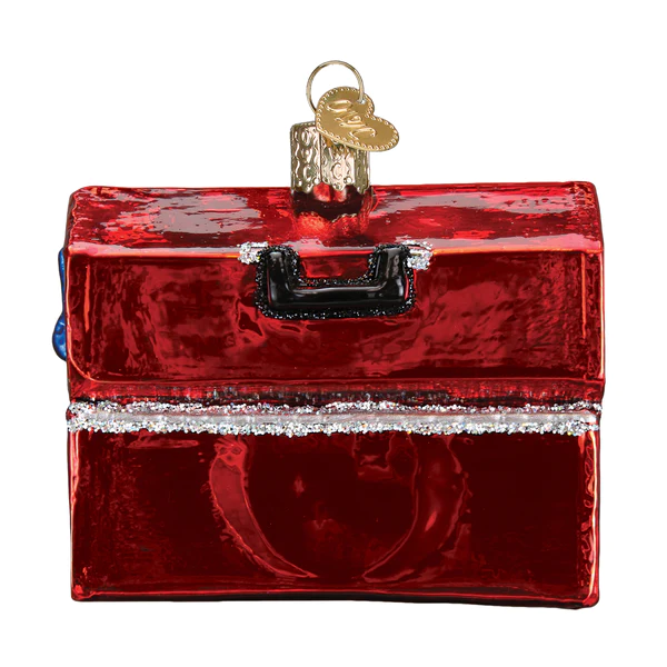 Tool box Old World Christmas Ornament Toolbox