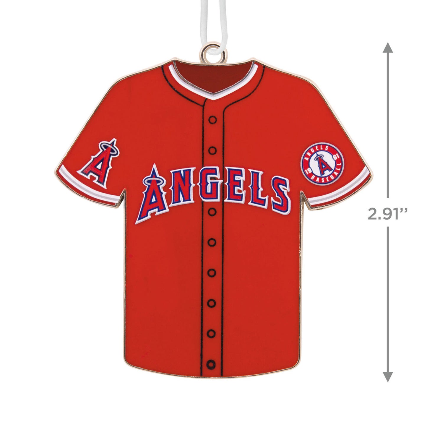 Metal Los Angeles Angels of Anaheim Jersey - Hallmark Ornament