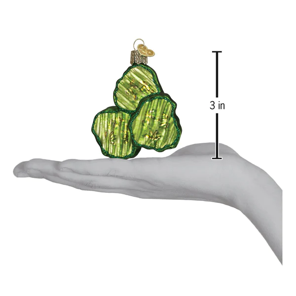 Pickle Chips Old World Christmas Ornament