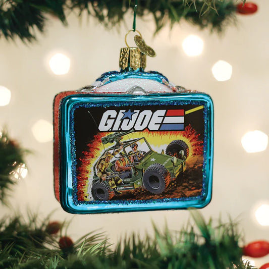 G.I. Joe Lunchbox Old World Christmas Glass Ornament